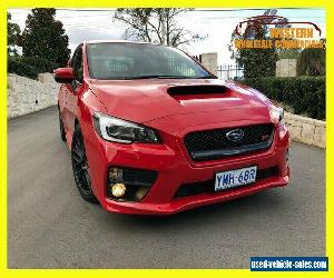 2016 Subaru WRX V1 STI Sedan 4dr Man 6sp AWD 2.5T [MY17] Red Manual M Sedan